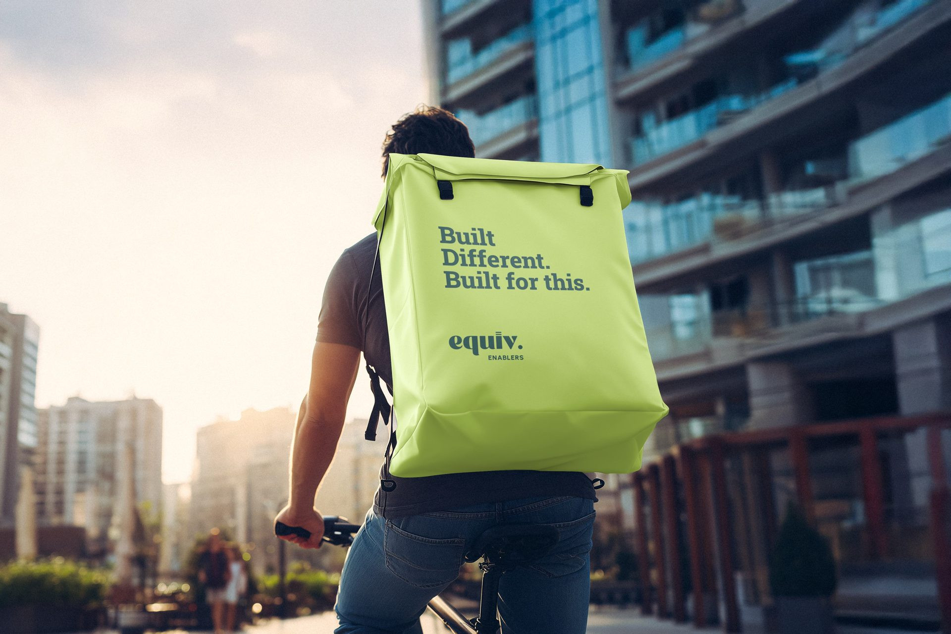 Enablers backpack: Built Different. Built for this.