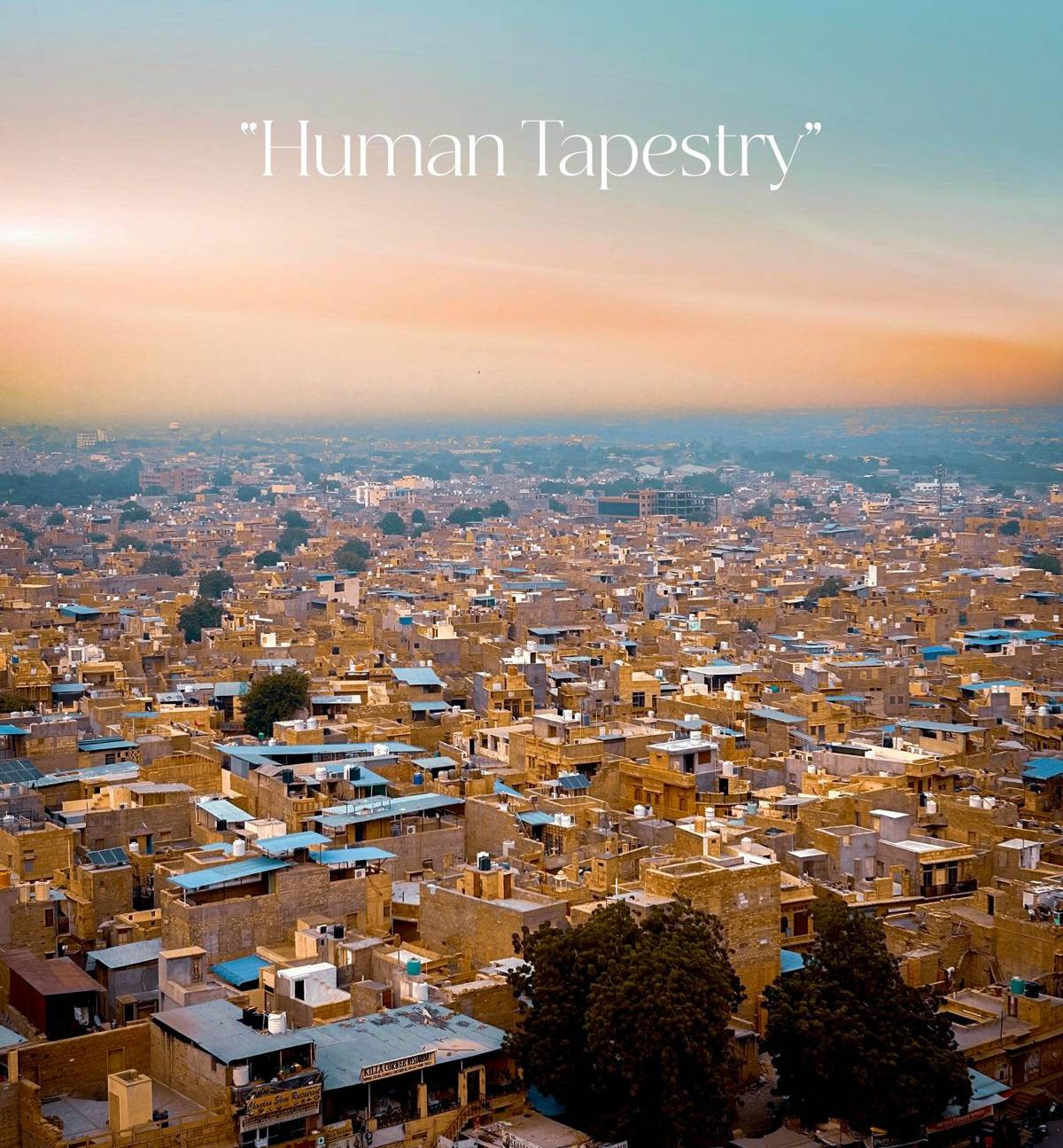 City street — human tapestry