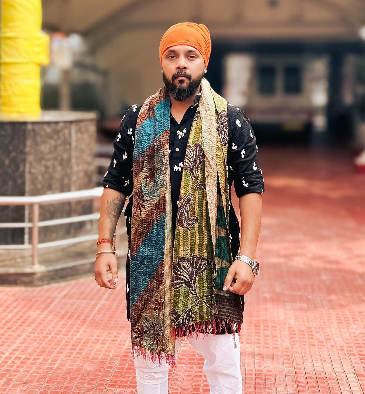 Portrait in a turban